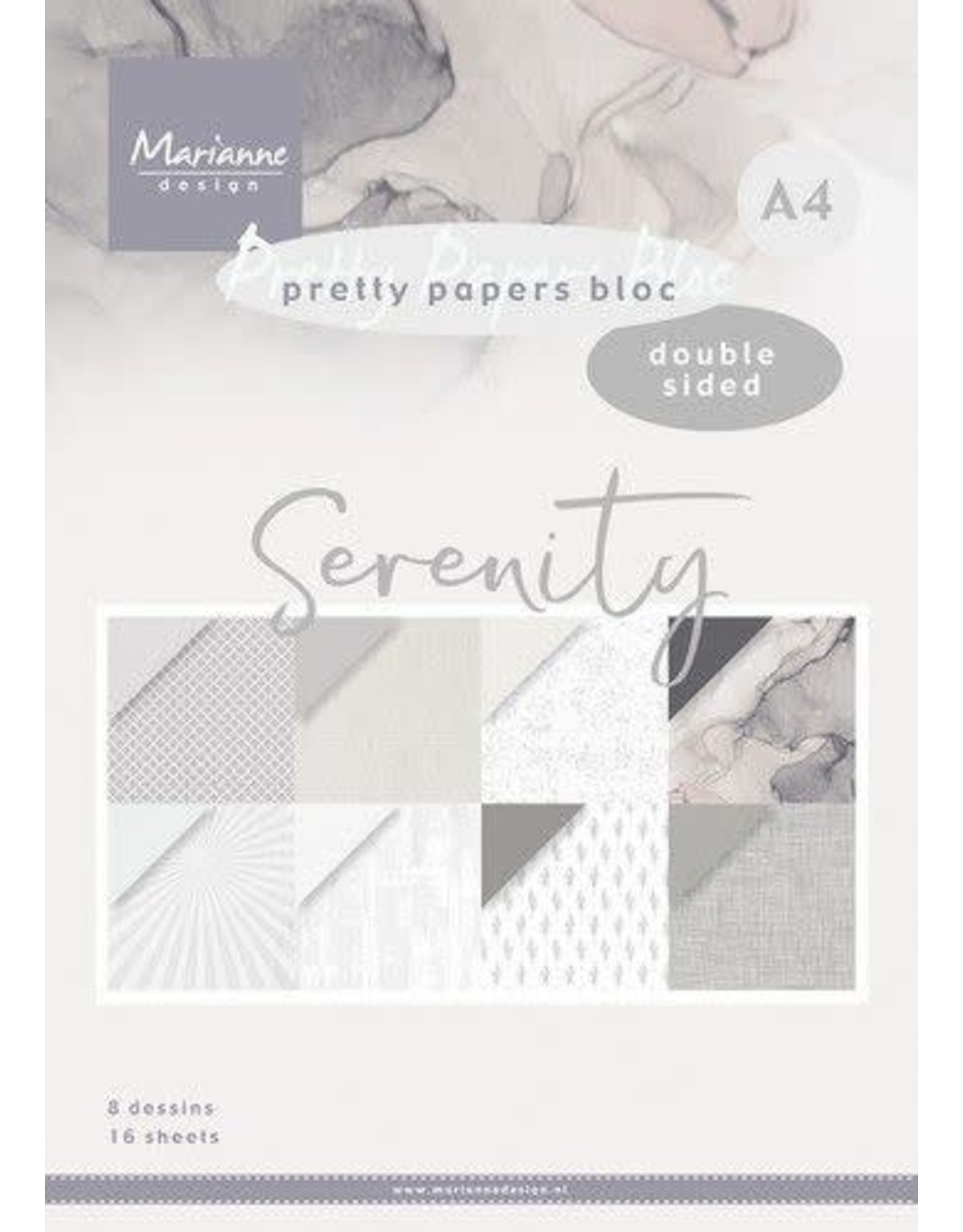 Marianne Design Marianne D Paper pad Serenity PK9180 A4