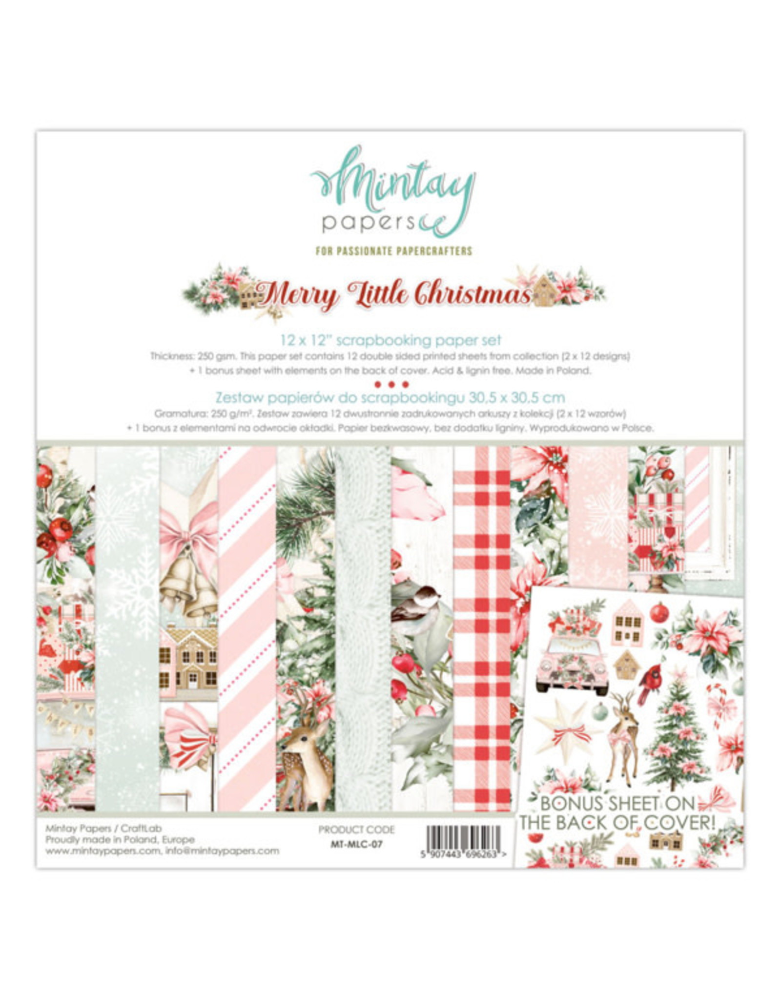 Mintay by Karola Mintay Papers Merry Little Christmas 12x 12