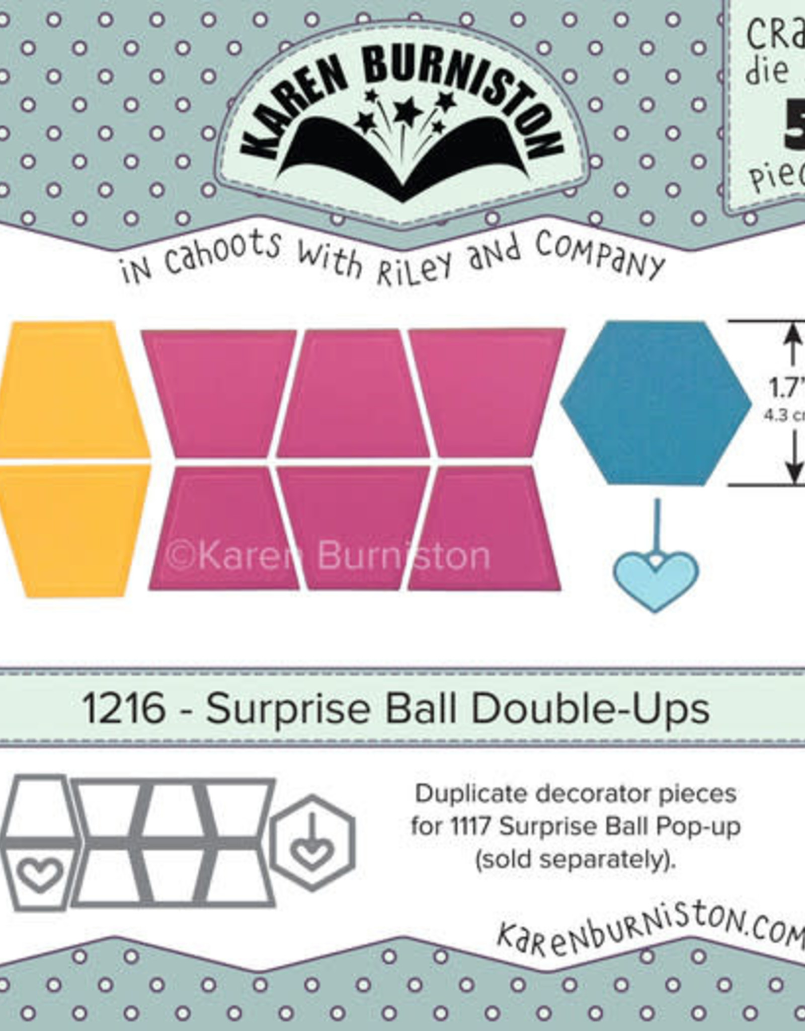 Karen Burniston PREORDER Karen Burniston Surprise Ball double ups  1216