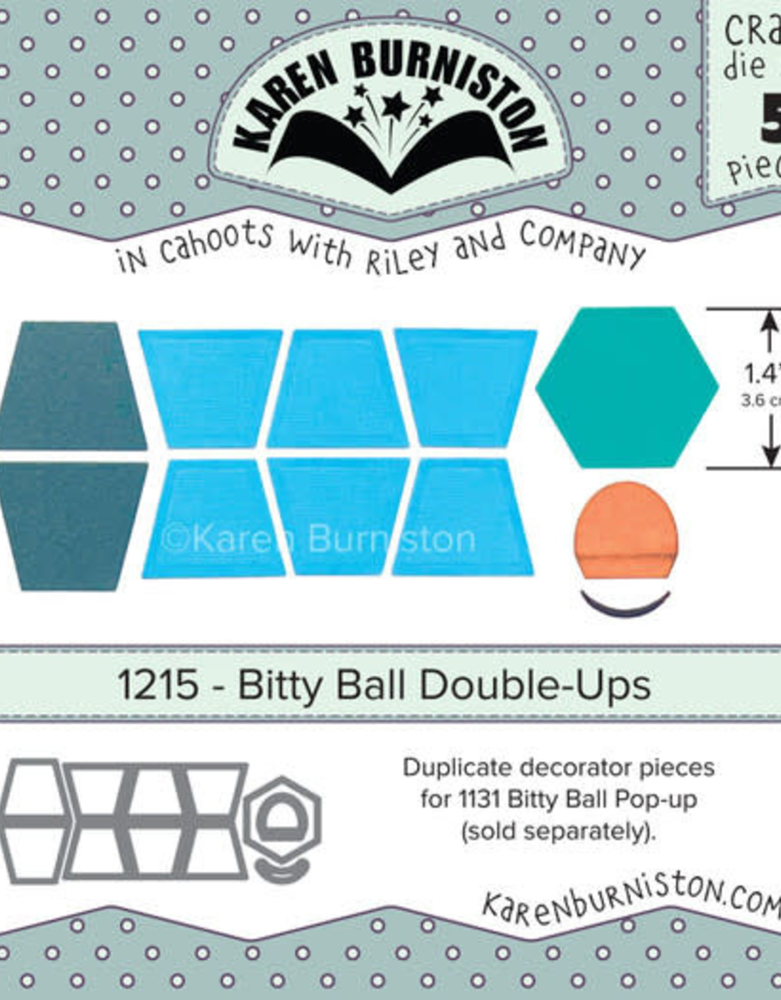 Karen Burniston PREORDER Karen Burniston Bitty  Ball double ups  1215