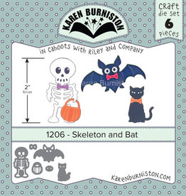 Karen Burniston Karen Burniston  Skeleton and Bat 1206