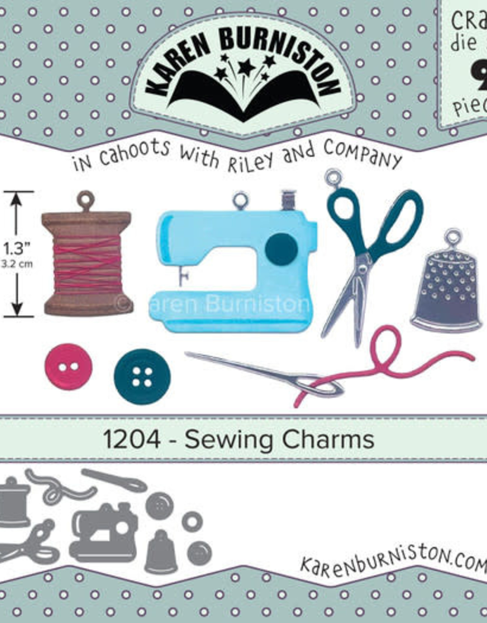 Karen Burniston Karen Burniston  Sewing Charms 1204
