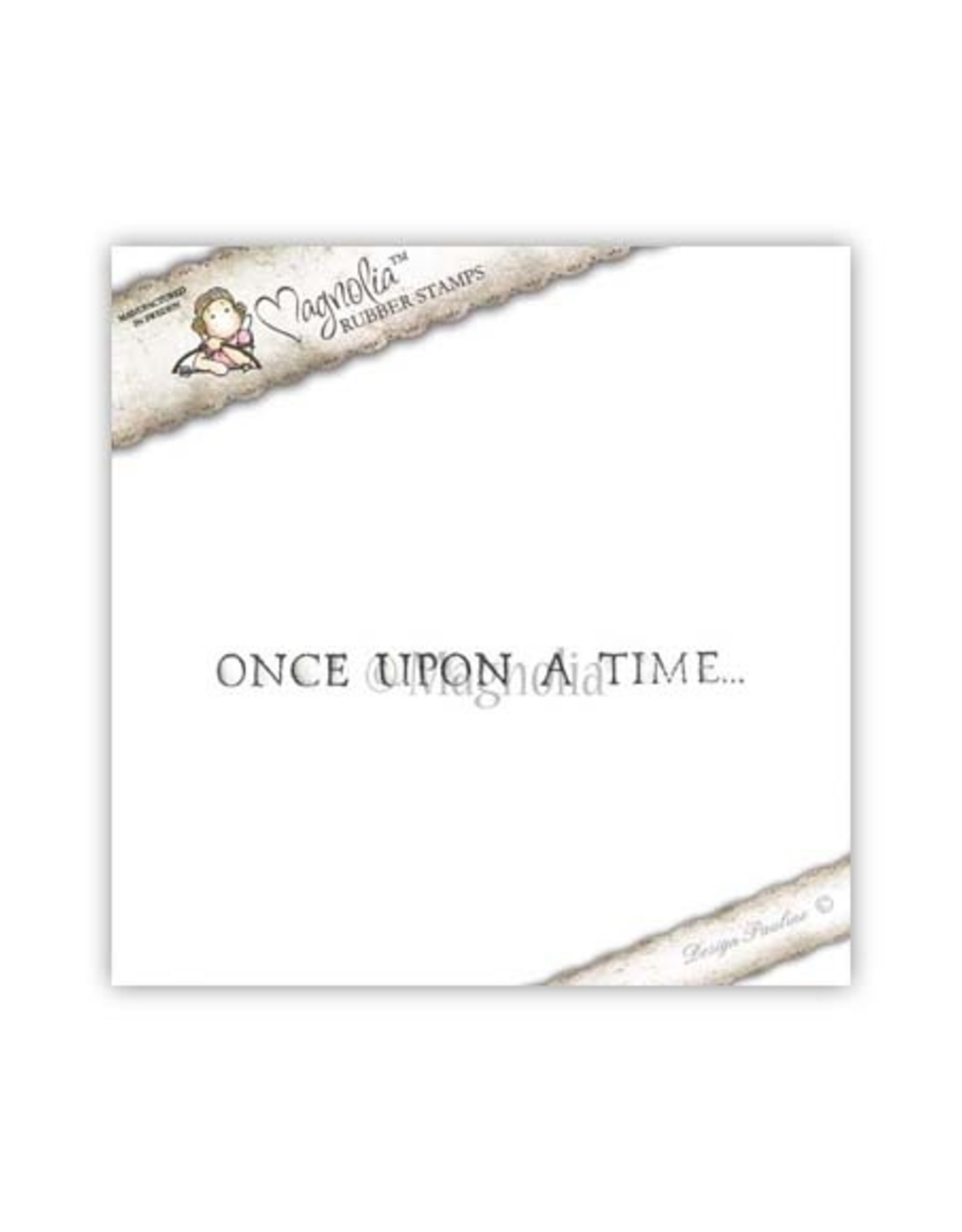 Magnolia Stamps Magnolia  Once upon a time  (text)  (mounted rubberstamp) 61