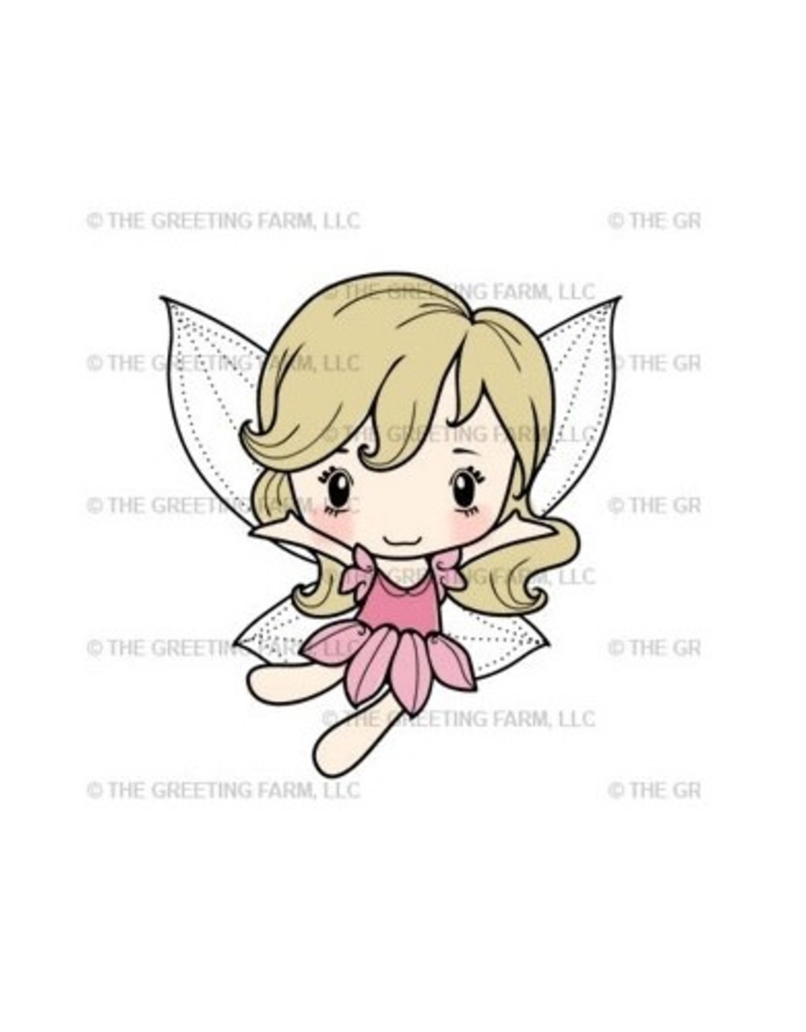 the greeting farm The Greeting Farm Fairy Chloe 12  rubberstamp mounted