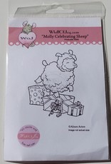 Whiff of Joy Whiff of Joy Molly Celebrating Sheep   W16 rubberstamp unmounted