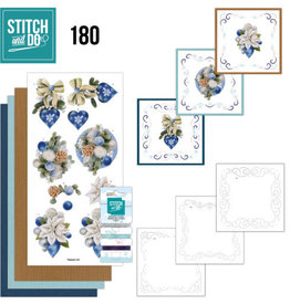 Stitch and Do Stitch and Do 180 - Jeanine's Art - A Perfect - Blue Christmas Flowers