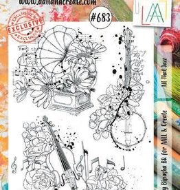 Aall& Create AALL & Create Stamp All That Jazz AALL-TP-683 14,6x20cm