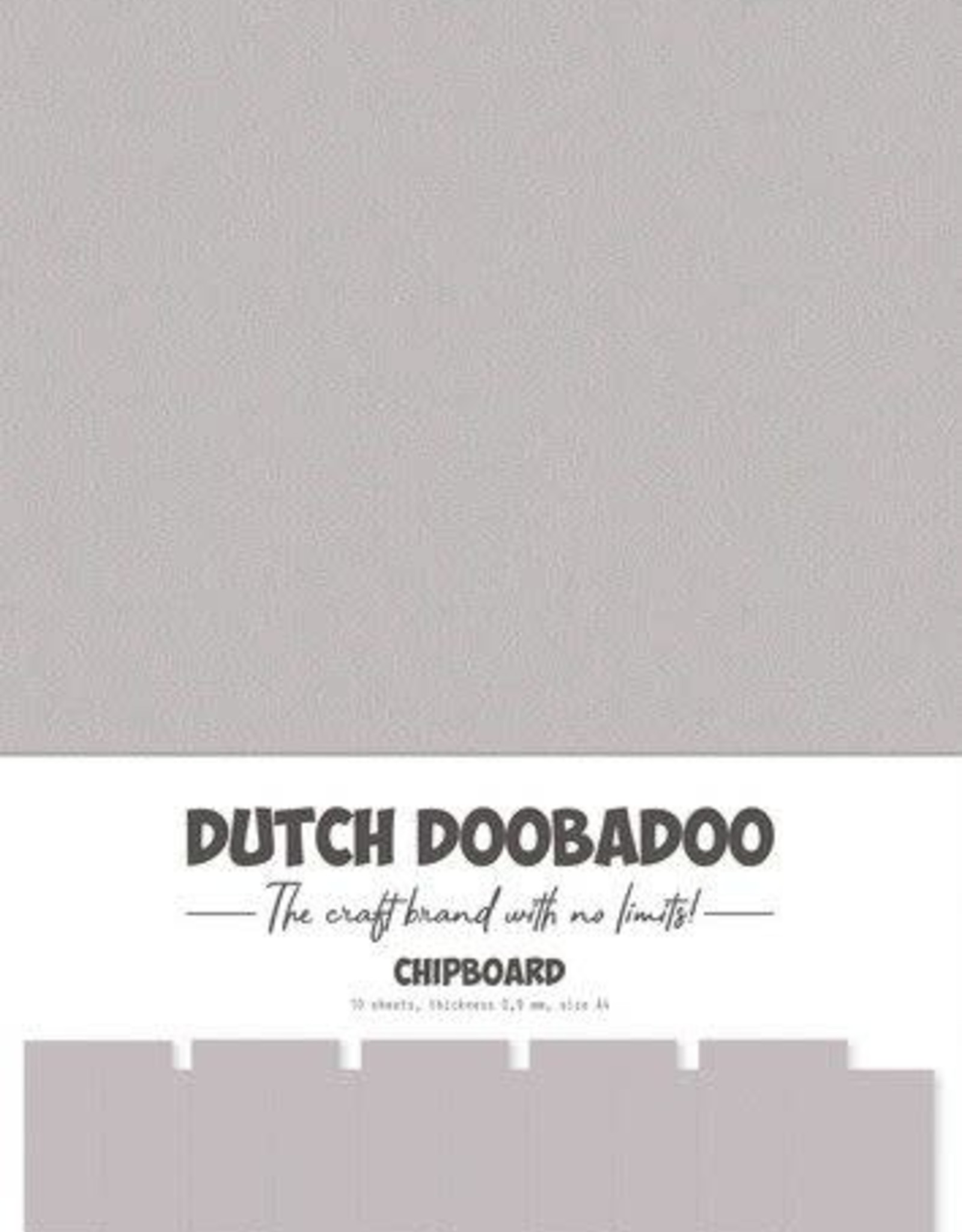 Dutch Doobadoo Dutch Doobadoo Greyboard A4 10 vel 474.300.008 0,9mm