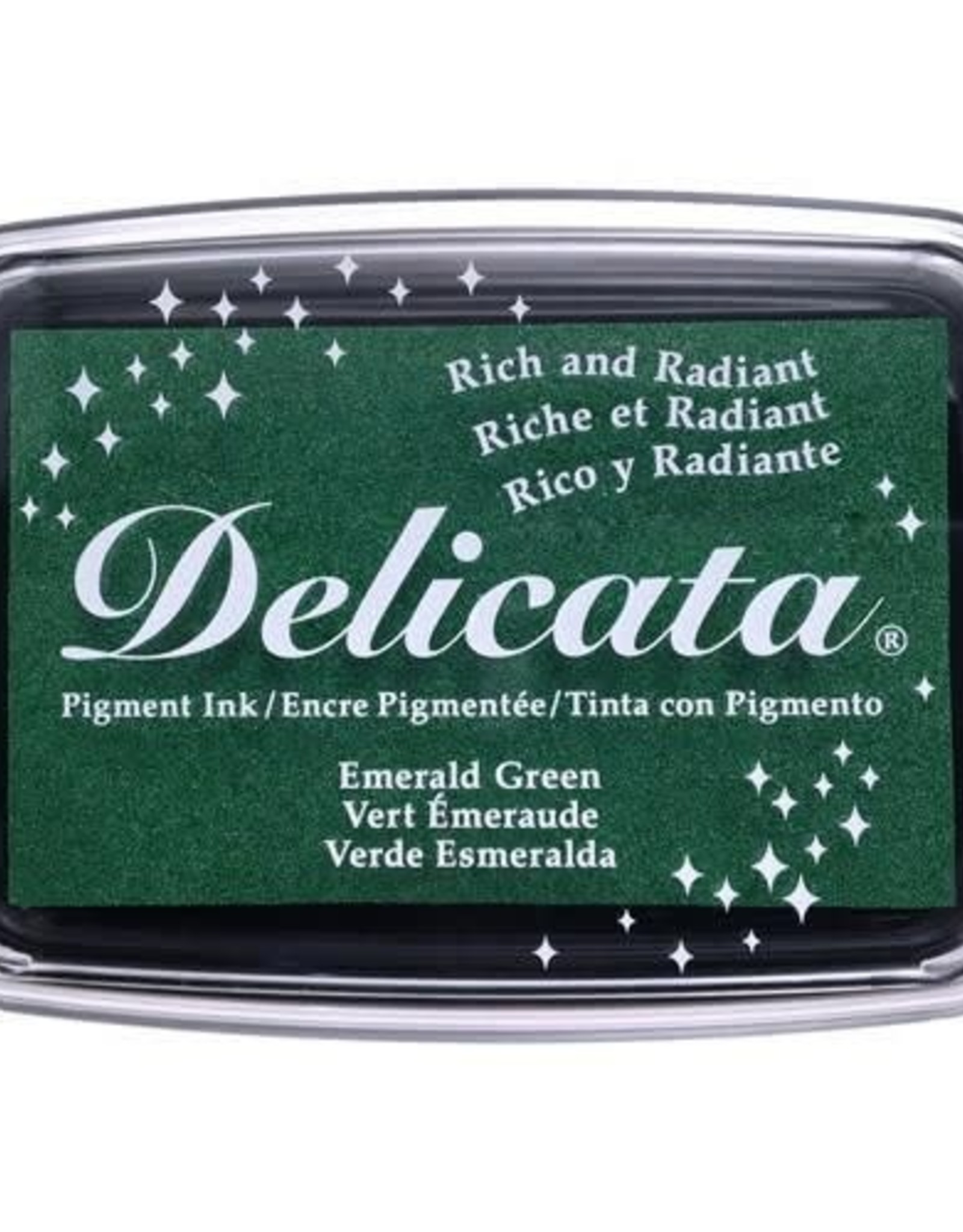 Delicata Delicata inktkussen smaragdgroen DE-000-321 95x65mm
