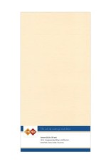 Card Deco Card Deco Linnenkarton - Vierkant - Chamois  LKK-4K07   13.5 x 27cm  10 stuks
