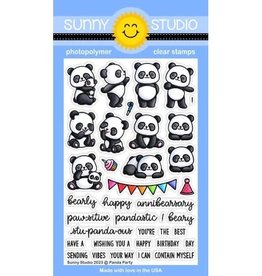 Sunny Studio Sunny Studio Panda Party Stamps