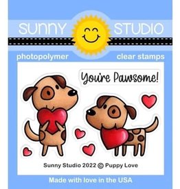 Sunny Studio Sunny Studio Puppy Love stamps