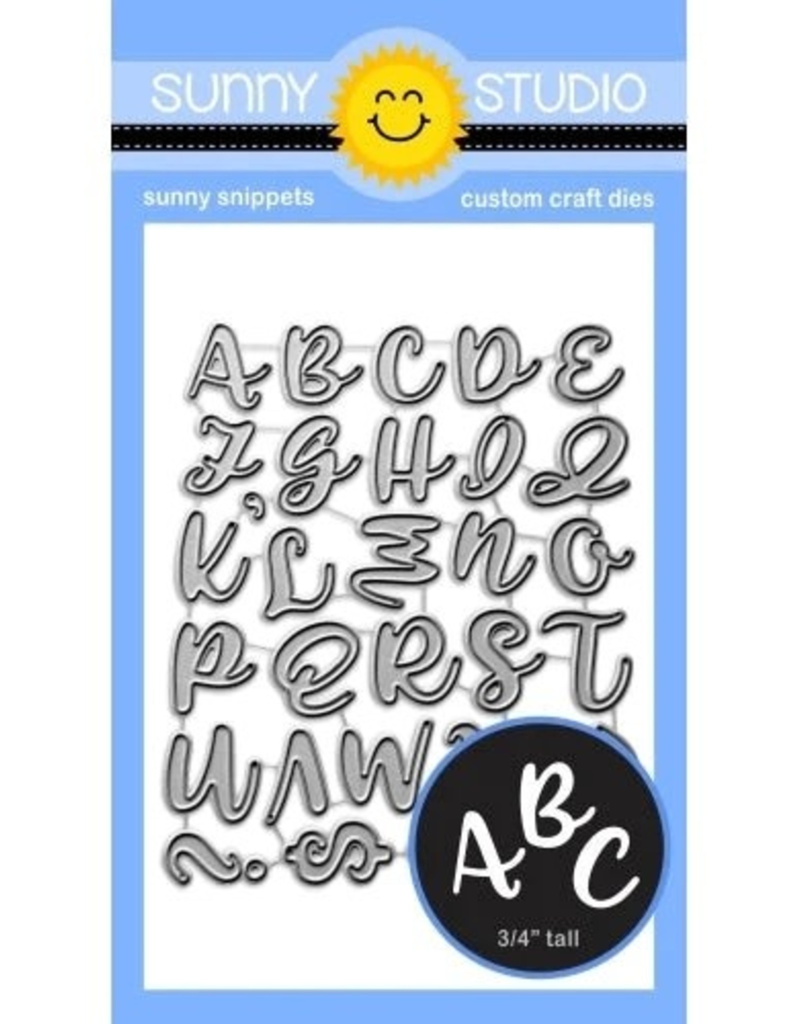 Sunny Studio Sunny Studio  Hayley Uppercase Alphabet Dies SSDIE-330