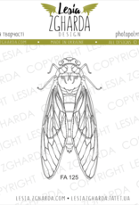 Lesia Zgharda Lesia Zgharda Design Stamp Cicada FA125