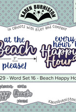 Karen Burniston Karen Burniston  Word Set 16 - Beach Happy Hour  1229