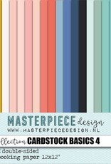 Masterpiece Design Masterpiece Papiercollectie Cardstock Basics #4 12x12 10vl MP202101