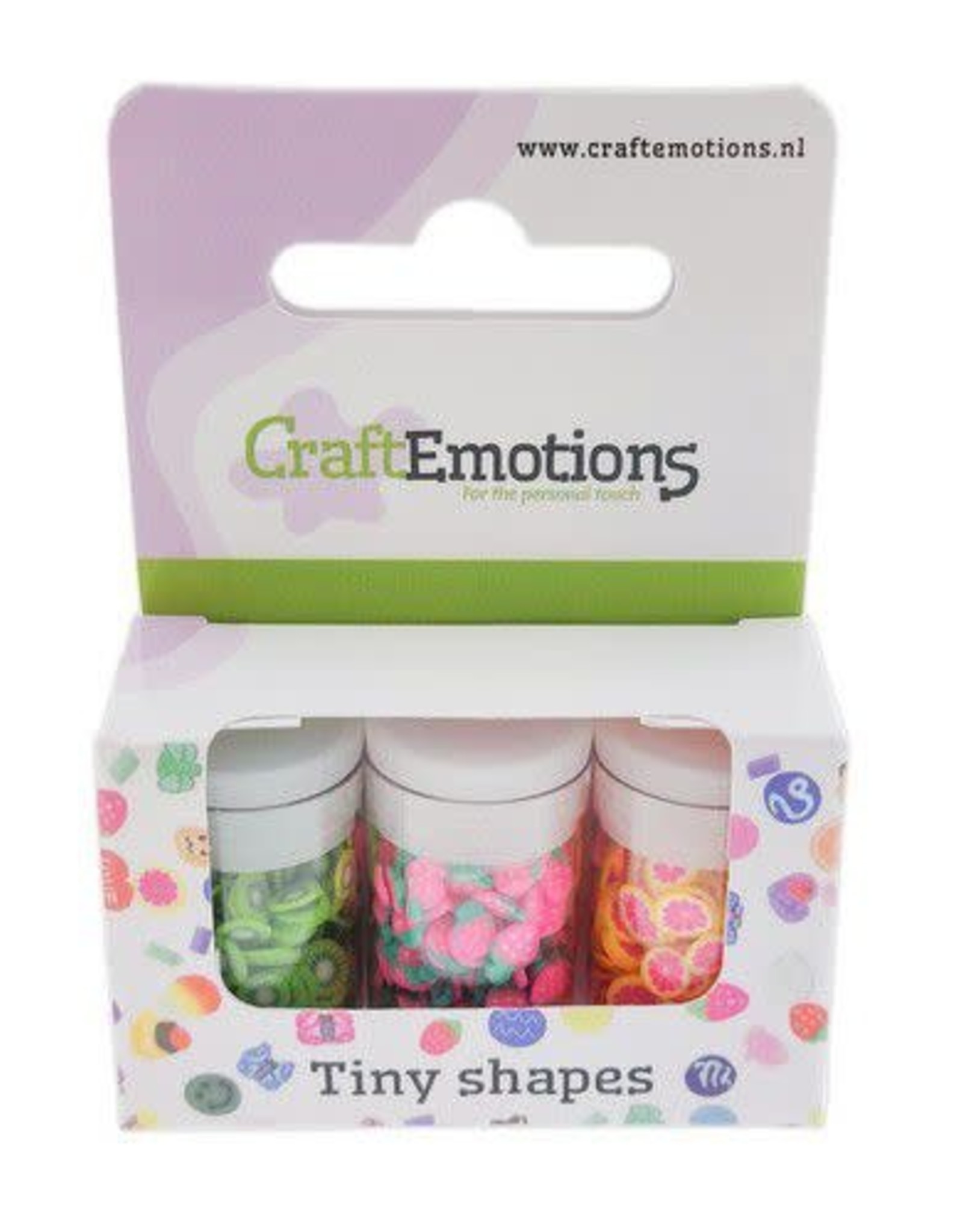 craftemotions CraftEmotions Tiny Shapes - 3 tubes - fruits