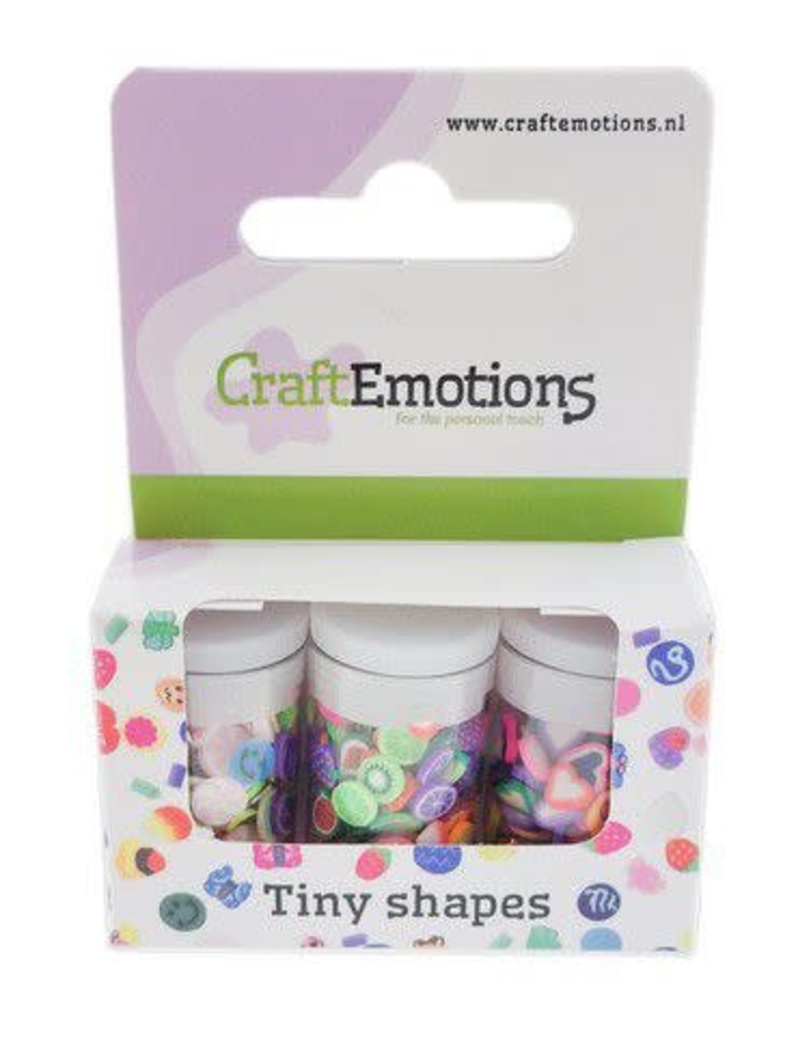 craftemotions CraftEmotions Tiny Shapes - 3 tubes - various shapes 1