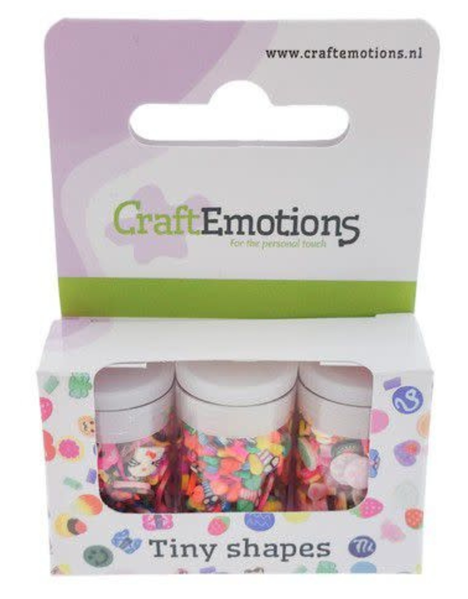 craftemotions CraftEmotions Tiny Shapes - 3 tubes - various shapes 3