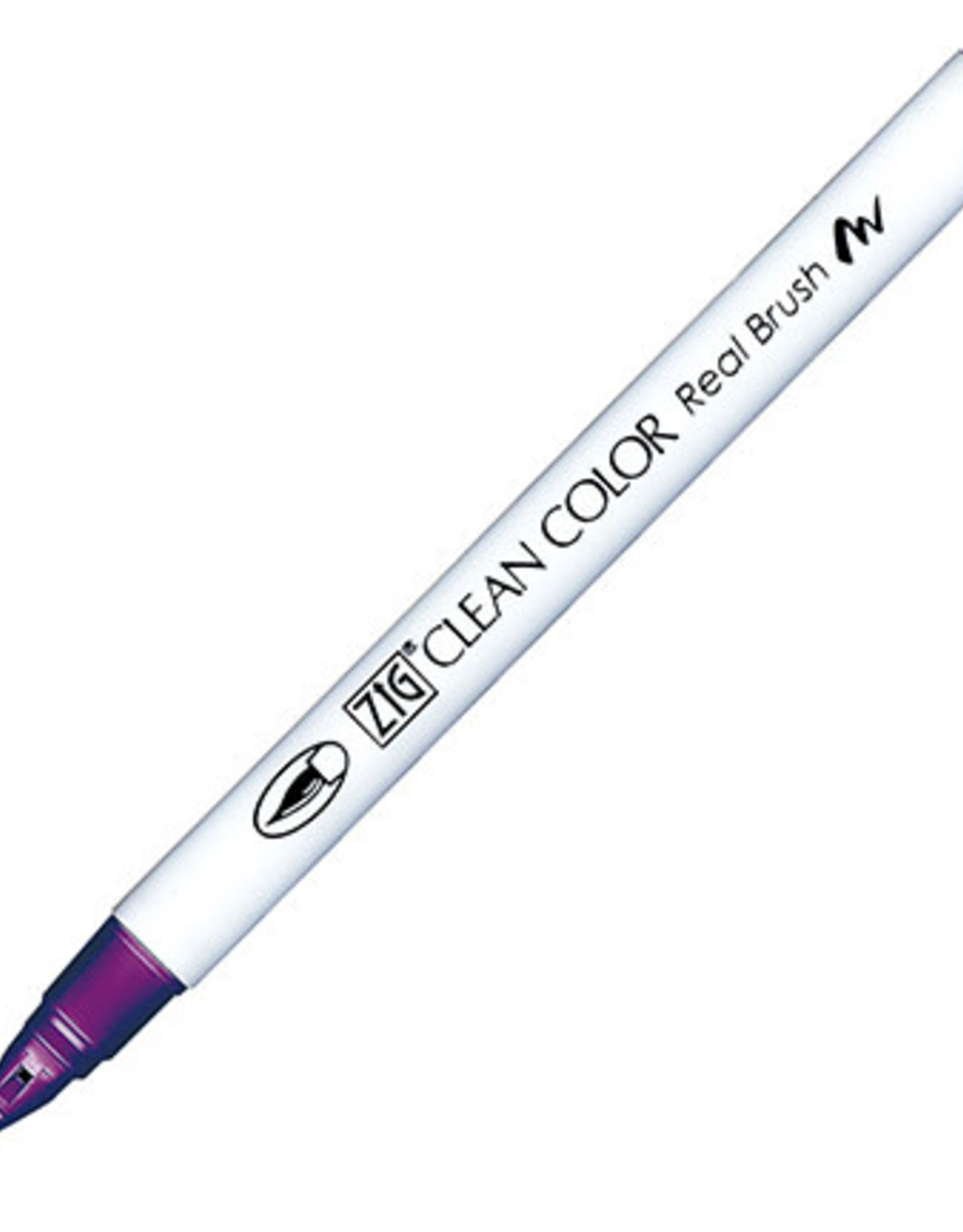 Zig Zig Clean Color real Brush  Dark Violet 814