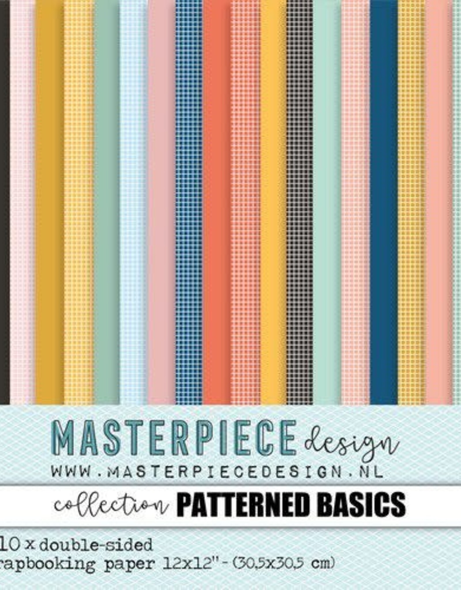 Masterpiece Design Masterpiece Papiercollectie Cardstock Basics 24/7 12x12 10vl MP202121