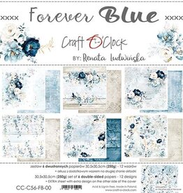 Craft O'Clock Craft O'Clock  Forever Blue  paper set  30.5 x 30.5 cm