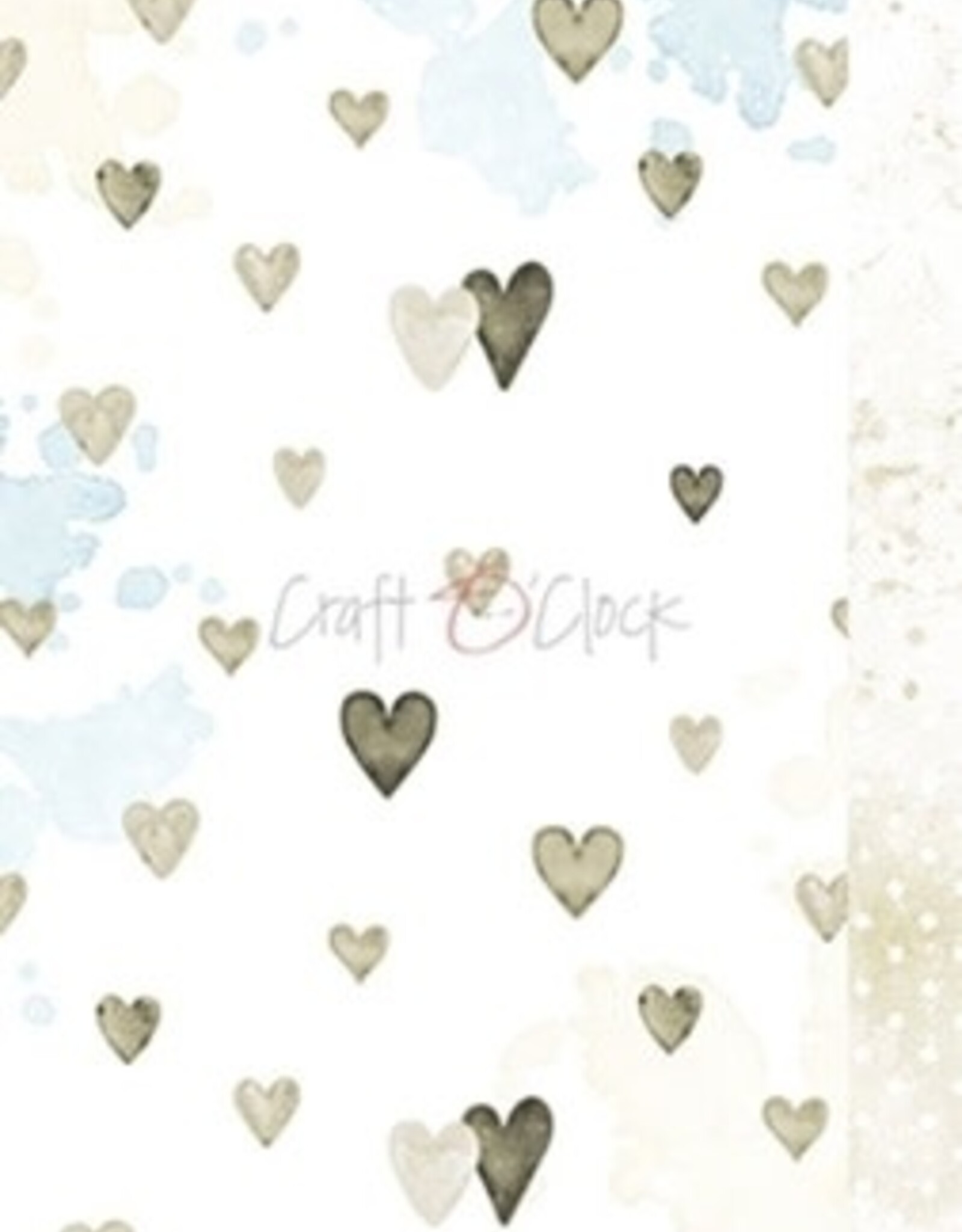 Craft O'Clock Craft O' Clock - Oh, Boy! - Basic Paperpad 15.75 x 30.5 cm