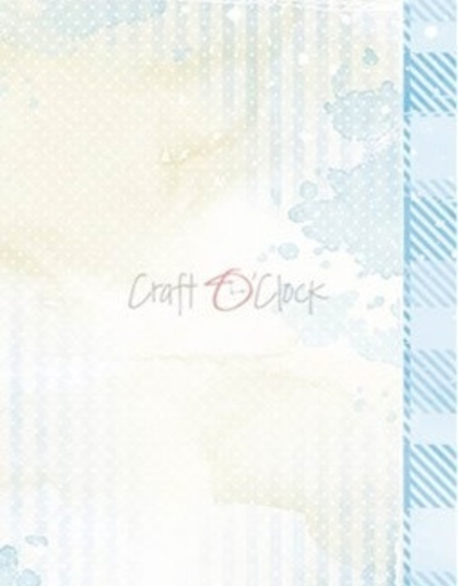 Craft O'Clock PREORDER  Craft O' Clock - Oh, Boy! - Paperpad 15.75 x 30.5 cm