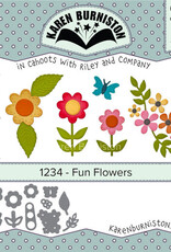 Karen Burniston PREORDER  Karen Burniston  Fun Flowers   1234