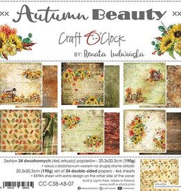 Craft O'Clock PREORDER  Craft O'Clock  Autumn Beauty  paper collection set 20.3 x 20.3