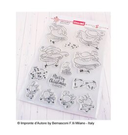 Impronte D'Autore Impronte D'Autore Santa Dance  clearstamps