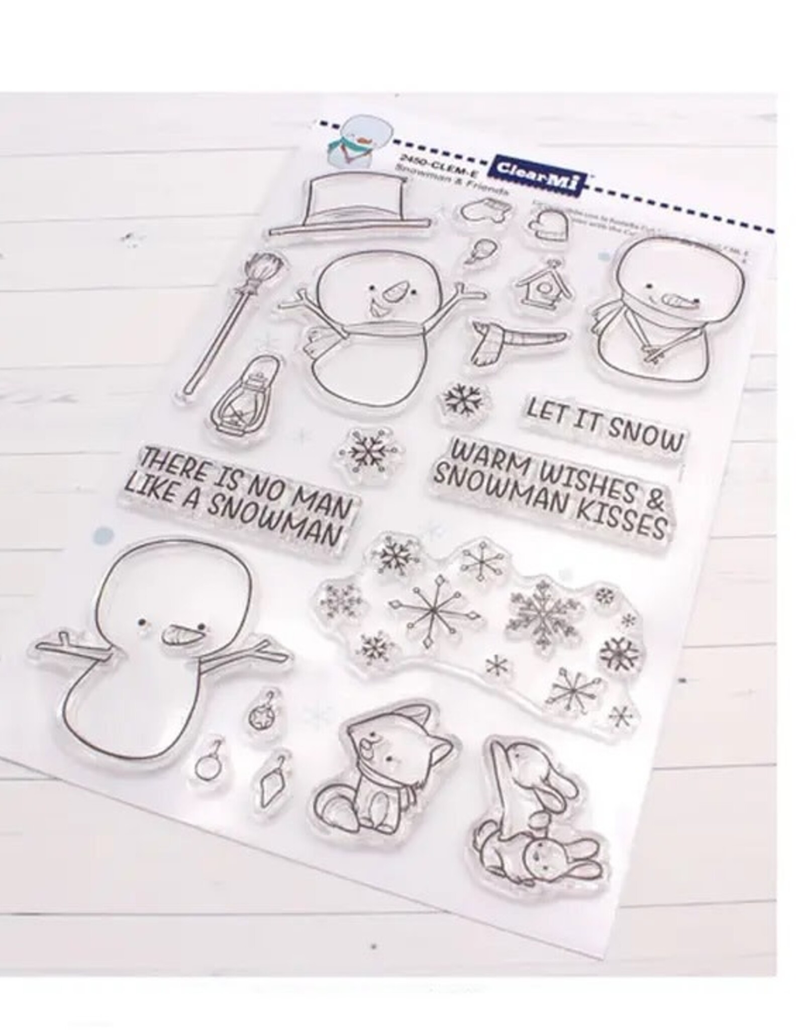 Impronte D'Autore Impronte D'Autore Snowmen friends clearstamps