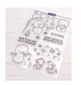 Impronte D'Autore Impronte D'Autore Snowmen friends clearstamps