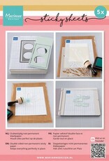 Marianne Design Marianne D Sticky sheets - dubbelzijdig plakraster 5 vl LR0048