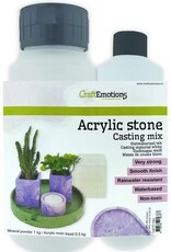 Craft Emotions CraftEmotions Acrylic stone casting mix - Gietmateriaal wit 1,5kg