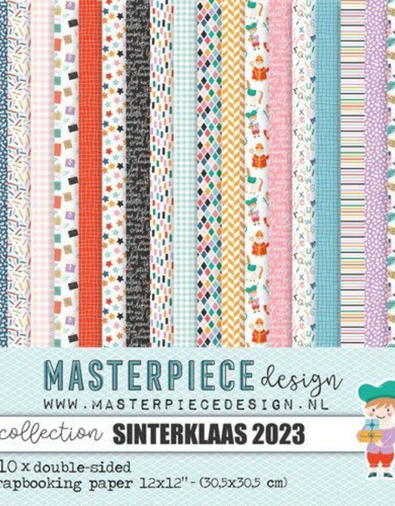 Masterpiece Design Masterpiece Papiercollectie Sinterklaas 2023 12x12 10vl MP202140