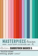 Masterpiece Design Masterpiece Papiercollectie Cardstock Basics #5 12x12 10vl MP202146