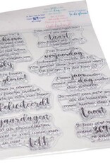 Marianne Design Marianne D Clear Stamps Lang zal je leven (NL) CS1136 110 x 150 mm