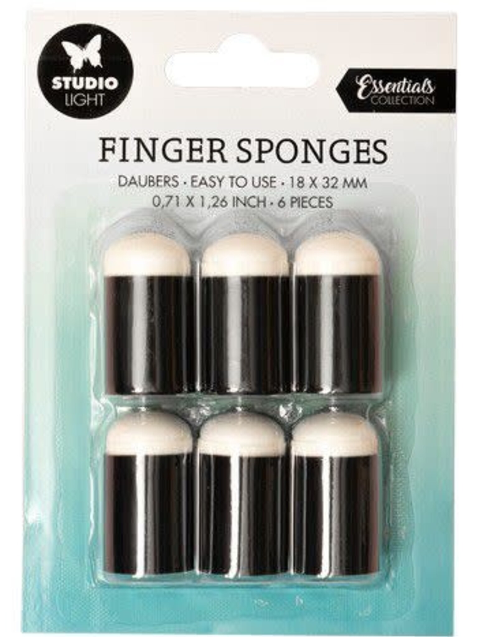 Studio Light Studio Light Finger sponges Essentials Tools nr.06 SL-ES-INKAP06 32x18mm