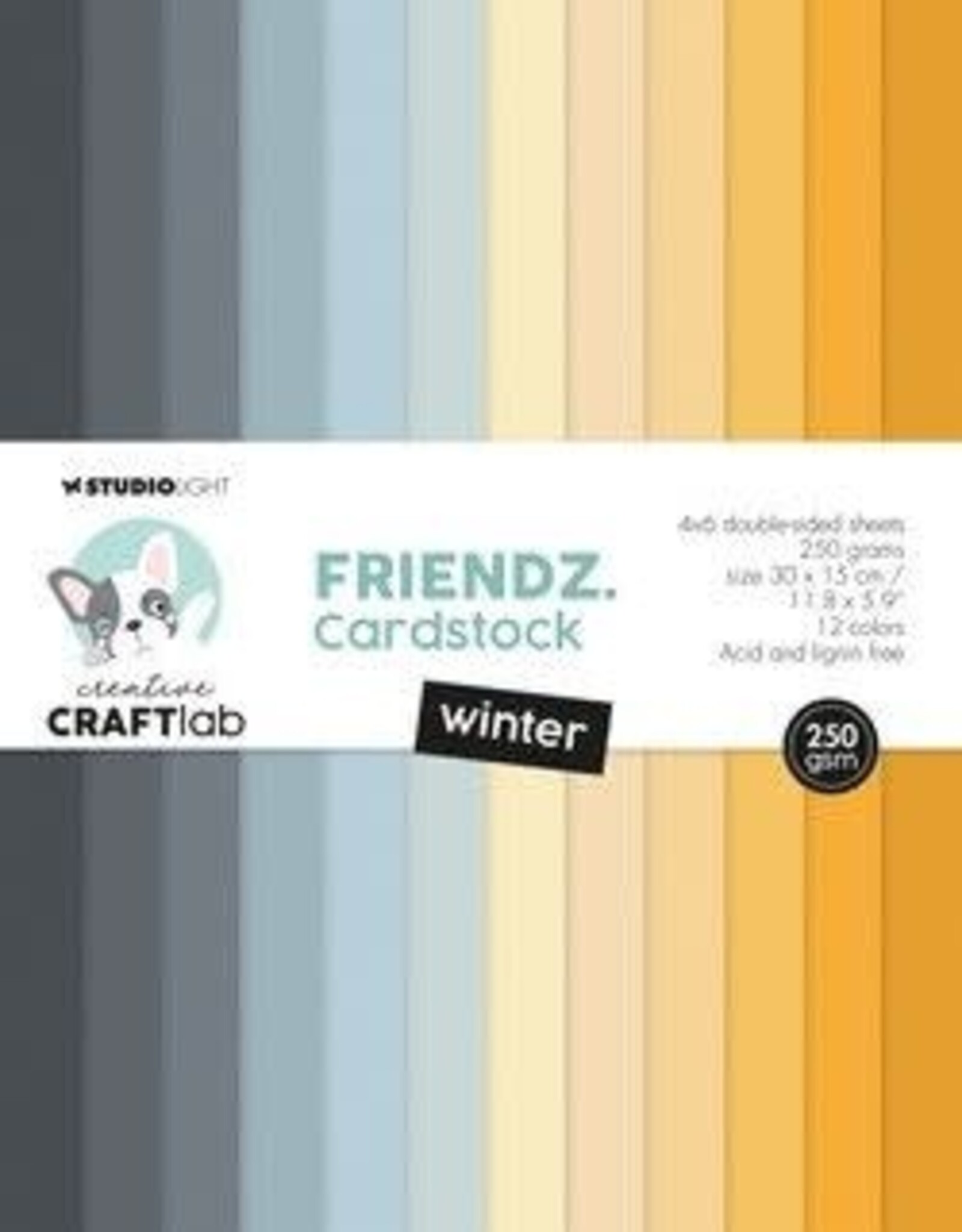 Studio Light Studio Light Paper pad Friendz nr.121 CCL-FR-PP121 300x150mm