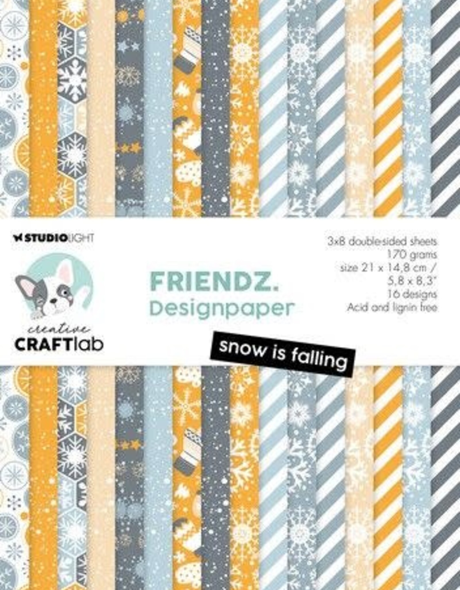 Studio Light Studio Light Paper pad Friendz nr.122 CCL-FR-PP122 210x148mm