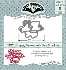 Karen Burniston PREORDER Karen Burniston Happy Valentine's Day Shadow  1252