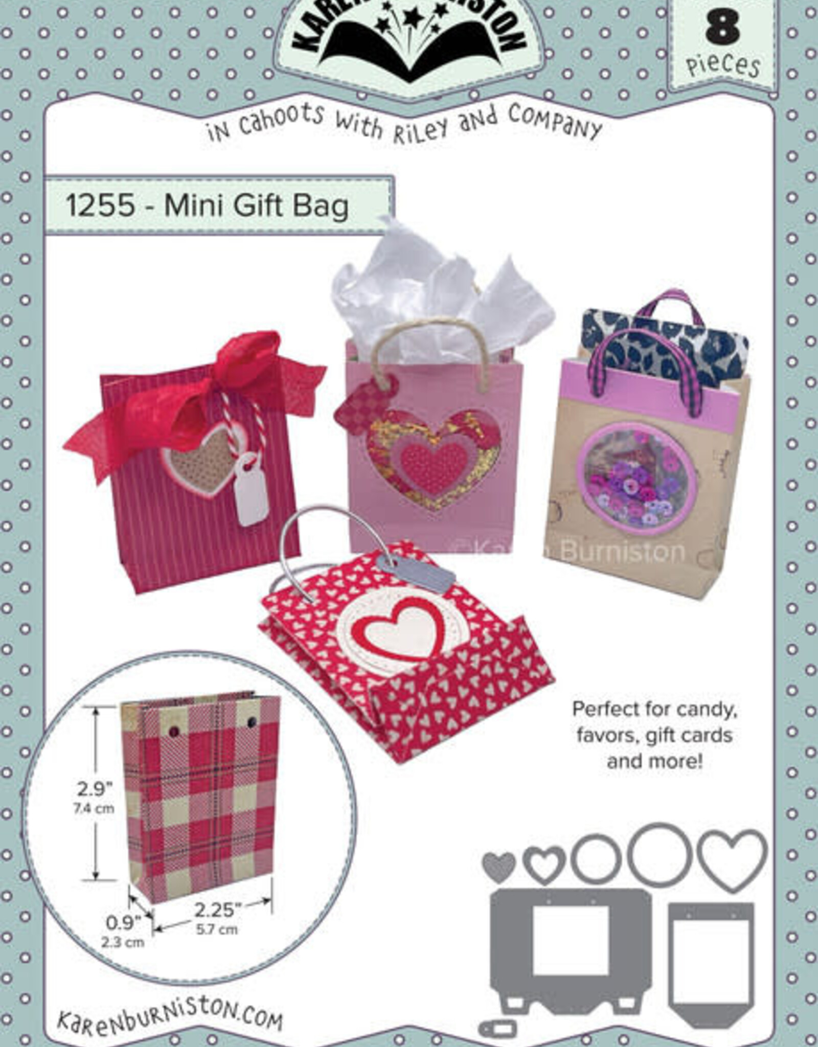 Karen Burniston Karen Burniston Mini Gift Bag  1255