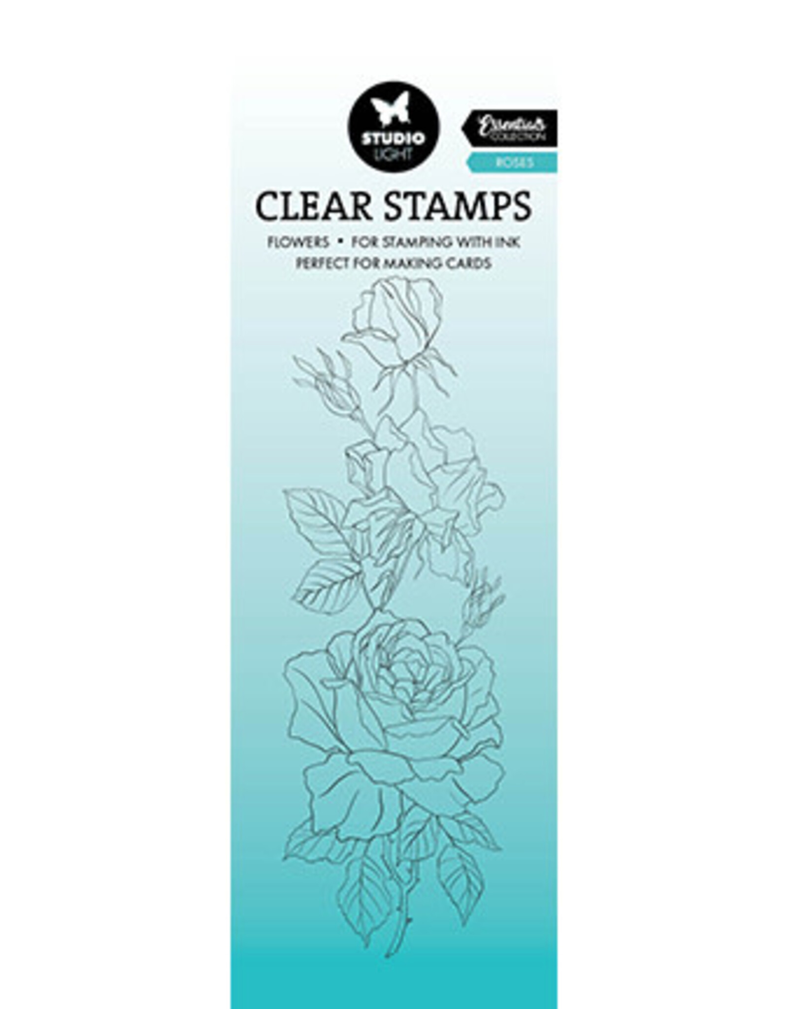 Studio Light Studio Light Clear Stamp Roses Essentials nr.587 SL-ES-STAMP587 46,2x142x3mm