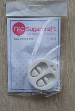 FPC sugarcraft Siliconen mal  Baby shoes & bow C010