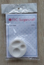 FPC sugarcraft Siliconen mal  Sport Balls C016