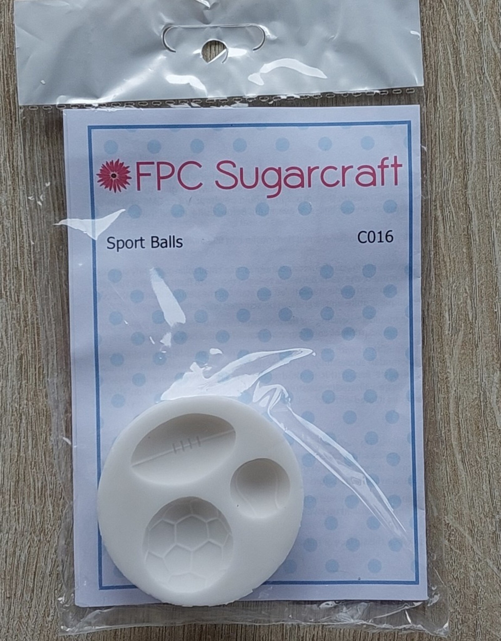FPC sugarcraft Siliconen mal  Sport Balls C016    G43