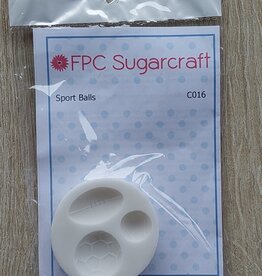 FPC sugarcraft Siliconen mal  Sport Balls C016