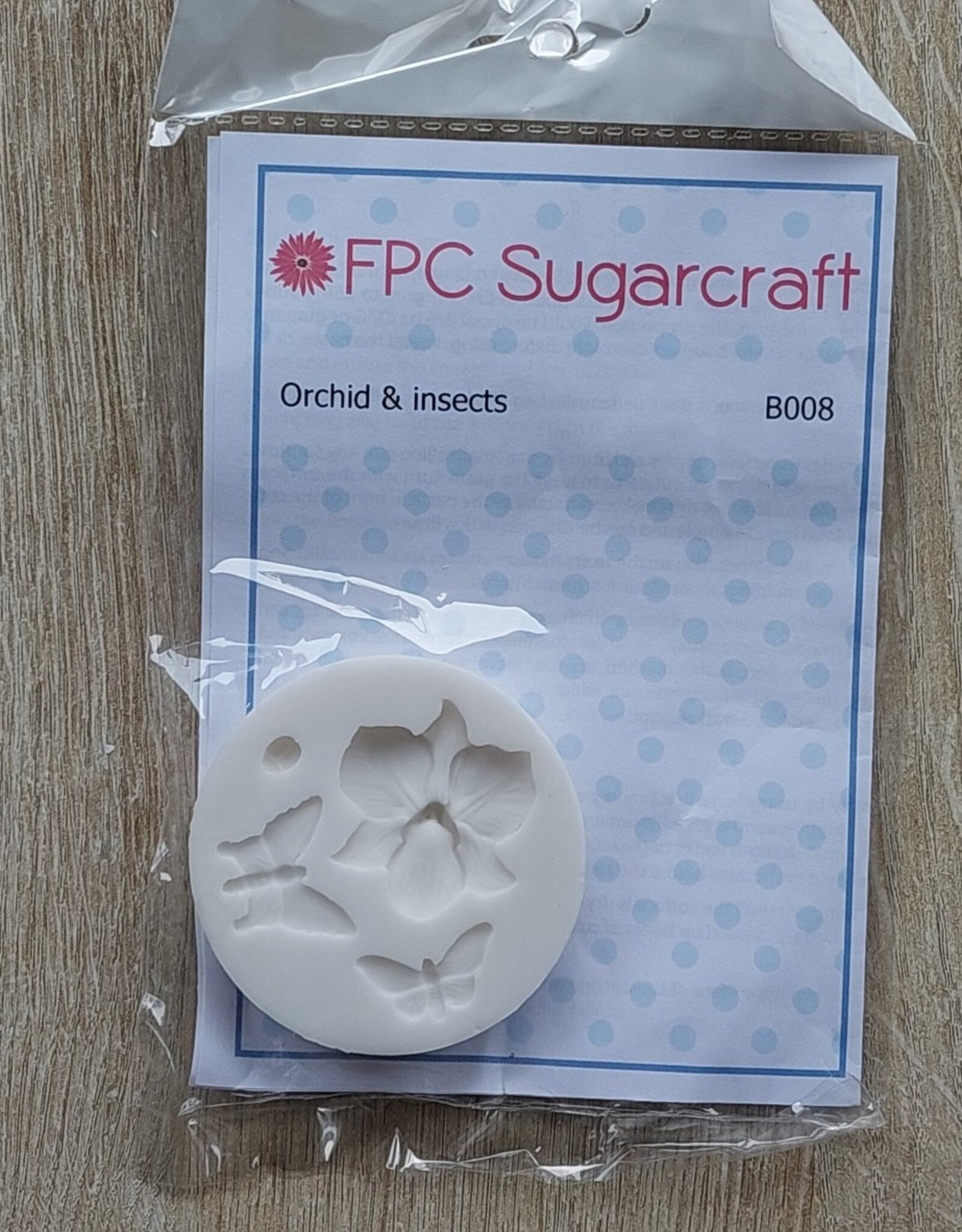 FPC sugarcraft Siliconen mal  Orchid & insects  B008