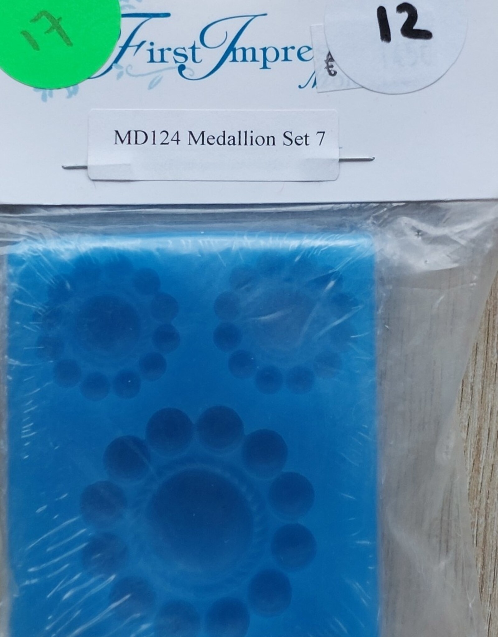 First Impressions Molds Siliconen mal  Medallion set 7  MD124   12